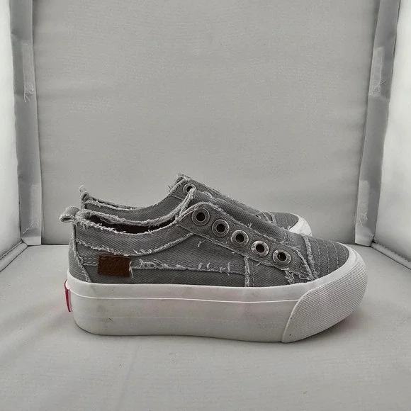 Blowfish Malibu Lunar Smoked 3982 Platform Sneakers Slide-in Kids 12 New W/O Box - Picture 4 of 8